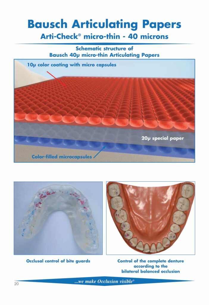 Articulating Paper Bausch Articulating Paper